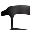 Baxton Studio Gould Modern Transtional Black Plastic Dining Chair Set (4PC) 193-4PC-12024-ZORO